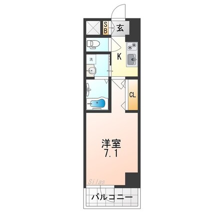 南田辺駅 徒歩6分 2階の物件間取画像